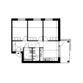 Three-room on Ladugårdsgatan